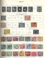 NEW IDEAL ALBUM (Vol. 1) 1840-1926 Containing Approx 990 M Or U Stamps. - Autres & Non Classés