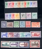 BRITISH COMMONWEALTH KGVI Defin Sets Comprising Bahamas 1938-52 Set, SG.149/157, India 1949 Pictorial Set, SG.309/324. ( - Other & Unclassified