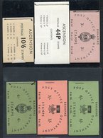 BOOKLETS - ASCENSION 1963 10/6d (SG.B1) & 1971 44p (SG.2a), BAHAMAS 1961 3s & 6s (SG.B2/3), 1965 3s & 6s (SG.B4/5), All  - Other & Unclassified