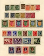 BURMA 1937-46 Complete Incl. Officials Incl. 1937 Set, 1938 Set, 1945 BMA Set, 1946 Civil Admin, 1947 Interim Set. OFFIC - Other & Unclassified