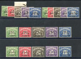 ERITREA & TRIPOLITANIA 1948 & 1950 Postage Due Sets Of Each (4 Sets) UM (some Gum Toning), SG.ED1/10 & TD1/10, Cat. £295 - Other & Unclassified