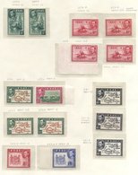 FIJI 1937 Coronation, 1938-55 Set UM, Plus Several Perf Variations - Some Light Toning Present, 1949 UPU Etc. (43) Cat.  - Other & Unclassified