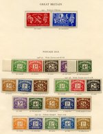 GREAT BRITAIN 1936-51 Complete Incl. 1939 & 1951 High Values, 1948 Wedding Etc. (some Gum Toning). Postage Dues 1936-37  - Other & Unclassified