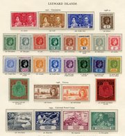 JAMAICA 1937-48 UM Incl. 1938 Set, 1949 UPU & 1948 Wedding. LEEWARD ISLANDS 1937 Coronation, 1938 Defin Set (gum Disturb - Other & Unclassified