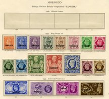 MOROCCO AGENCIES UM Ranges Incl. British Currency 1949 Set, Spanish Currency 1937 & 1951 Set, Tangier 1937 & 1944 Sets.  - Other & Unclassified