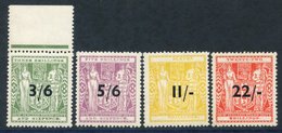 NEW ZEALAND 1942-53 Arms 3/6d, 5/6d, 11s & 22s UM (gum Toned), SG.F212, F214/6. (4) Cat. £625 - Other & Unclassified