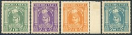 ORCHHA 1939-42 1r, 2r & 5r (marginal) UM (minor Gum Disturbance) & 10r M, SG.42/45. (4) Cat. £1800 - Altri & Non Classificati