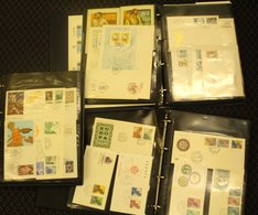 Europa Collection Of 450 All Different FDC's - 1960's, 70's & 80's Incl. M/Sheets & Sheetlets Neatly Presented In Three  - Altri & Non Classificati