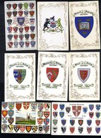 HERALDIC SERIES C1905 Collection Of M & U Cards Each Showing Coats Of Arms Incl. Oxford Colleges, Cambridge Colleges, Va - Non Classificati