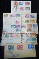 1949 UPU FDC's - Antigua, Grenada, Jamaica, South Africa And Trinidad & Tobago, Also Gold Coast And Virgin Islands Full  - Other & Unclassified