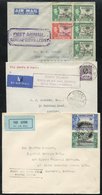 BRITISH WEST AFRICA 1937-38 First Flight Covers (3) Incl. Elder Colonial AW Freetown - Bathurst With Cachet On A Company - Autres & Non Classés