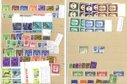 1964-69 Chiefly UM Range On Stock Leaves Incl. 1964 Defin Set, 1965 Falconry In UM Marginal Blocks Of Four, 1966 New Cur - Other & Unclassified