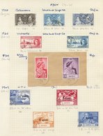 Miscellaneous M & U Mainly Written Up On Leaves Incl. India Used In Aden With KGV Vals To 8a, 1937 Dhow U Set To 5r Plus - Autres & Non Classés