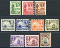 1932 Tercentenary Set, Fine M (2½d Has Some Missing Perfs), SG.81/90. (10) Cat. £225 - Andere & Zonder Classificatie