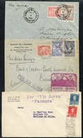 1929 First Flight Covers (3) PANAGRA Oct 12th Buenos Aires - Santiago With Special Slogan Pmk (only 14 Flow), Another Bu - Autres & Non Classés