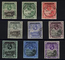 1922 Optd Defin Set, Complete VFU, SG.1/9. (9) Cat. £475 - Other & Unclassified