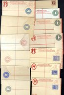 QV-QEII Fine Range Of Unused Postal Stationery Incl. Registered Envelopes (14), SPECIMEN Ovpts (6), Postcards, Air Lette - Altri & Non Classificati