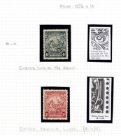 1937-52 Good To VFU (odd M) Collection On Leaves Incl. 1938 Set Incl. Perf Variations, Varieties 2d Carmine 'extra Frame - Other & Unclassified
