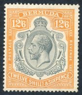 1924-32 MSCA 12/6d Grey & Orange M, A Few Short Perfs At Right, SG.93. Cat. £250 - Other & Unclassified