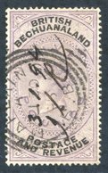 1887 £5 Lilac & Black, U With An Apparently Genuine Cancel With Additional M/s Date & Initials, Sold As Is. SG.21 (Cat.  - Autres & Non Classés