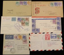 1929-31 First Flight Covers (6) Incl. PAA 1929 Sept 15th Georgetown - Castries & Onto Guadeloupe (97 Items Flown), NYRBA - Other & Unclassified