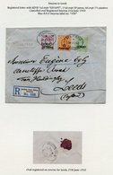 Collection Of Covers/cards, Nearly All Featuring Smyrna Cancels With 1894 40pa On 2½d, Tied ‘F87’ From Smyrna To Constan - Autres & Non Classés