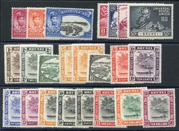 1947-51 Colours Changed Set (14) Plus Couple Extra Shades, SG.79/92. Also 1949 Sultan's Jubilee & UPU Sets M. (23) Cat.  - Sonstige & Ohne Zuordnung