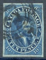 1852-57 10d Dull Blue On Thin Paper, Good To Large Margins For These, Used '21' Numeral Target, SG.14. - Autres & Non Classés