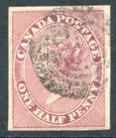 1852-57 ½d Rose On Stout Paper, Good To Large Margins, Fresh Colour FU, Clear BPA Cert, SG.17. (1) Cat. £600 - Other & Unclassified