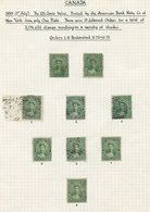 1859 12½c Green, A Used Single From Each Of The Nineteen Different Orders Incl. Both States Of Order 16, Mostly Fine, SG - Autres & Non Classés