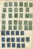 1859 Duplicated U Selection Comprising 1c (45), 5c (45), 10c (10), 12½c (19 + One On Cover), 17½c (16) With Range Of Sha - Autres & Non Classés