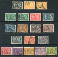 1897 Jubilee Set, Good To FU (8c & 20c Faults), SG.121/140. (19) Cat. £3500+ - Other & Unclassified