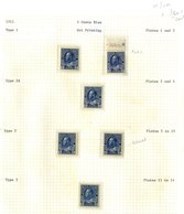 1911-22 M Defins Incl. 1c (2) U, 2c (2) & 2c (2) With Fine Horizontal Lines (SG.196a & 202a), 5c (6) - 1 Thinned & 20c ( - Altri & Non Classificati