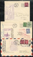 1929-30 First Flight Covers (3) - PAA Christobal - Cartagena Pilot Signed With Cachet, PANAGRA Oct 8th 1929 Cristobal -  - Other & Unclassified