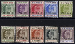 1902-04 CCA Set M, Optd SPECIMEN, SG.50s/59s. Cat. £450 - Other & Unclassified