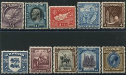 1928 British Rule Set, Fine M, SG.123/132. (10) Cat. £300 - Other & Unclassified