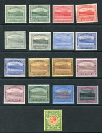 1908-20 MCCA Set, Fine M Incl. Extra Shades Of ½d, 1d, 2d, 2½d, 3d, 6d Shades, SG.47/54. (17) Cat. £167 - Autres & Non Classés