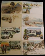 POSTCARDS Range Of 26 Early Cards (mainly Cromo Litho Types) Unused, Attractive Tourist Views Incl. Alexandria, Port Sai - Altri & Non Classificati