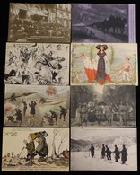 ALSACE 1902-20's Accumulation Of PPC's (104) With Good Propaganda Types, Military, Liberation Of Alsace - Lorraine Etc.  - Autres & Non Classés