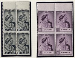 1937-49 KGVI M/UM Collection Incl. 1938-46 Defin Set (excl. 1½d SG.152b), 1948 Wedding Um Top Marginal Blocks Of Four Et - Other & Unclassified