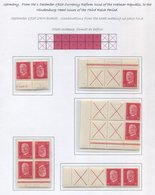 1928 President Hindenburg 5pf, 15pf Combinations From The 2mk Booklet Panes (HB 57b, HB 59b) But Without Selvedge So Cat - Altri & Non Classificati