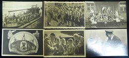 1930's-40's Hitler Youth Photographic Cards (11) Depicting Youth Gatherings, Some With Hitler Present, Camping, Keep Fit - Autres & Non Classés