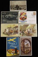1930's-40's Propaganda Cards Incl. 1936 Dresden Commemorating First National Exhibition Of German Horticulture, Two Card - Autres & Non Classés