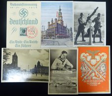 1930's-40's Selection Of Propaganda/PPC/stationery Incl. Wartime Naval Craft RP's, Illustrated Feldpost Unusual Cards, P - Other & Unclassified