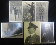 1930's-40's Selection Of Black & White Propaganda/postcards Incl. Nurburgring Car Racing, Hitler & Gring Together On Bal - Altri & Non Classificati