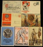 1933-38 Propaganda Cards (7) Incl. 1933 National Labour Day, 1934, 1935 & 1938 Cards For May Day Etc. - Other & Unclassified