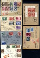 THIRD REICH Postal History Collection Of 225 Items Housed In Two Display Albums, Frankings In Commems, Defins Incl. Se-t - Altri & Non Classificati