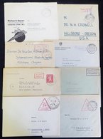 1940's Cash Paid Covers With Different 'gebuhr Bezahlt' Marks Incl. Uncommon Parcel Card, One With Berlin 12pf Stamp, Be - Altri & Non Classificati