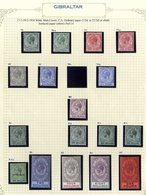 1912-24 MCCA Set, Fine M Incl. Several A, B & C Numbers (shades), SG.36/85. (17) Cat. £500 - Autres & Non Classés