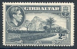 1938 2d Grey P.14, Variety 'ape On Rock' M (tiny Tone Spot On Reverse, SG.124a. (1) Cat. £650 - Altri & Non Classificati